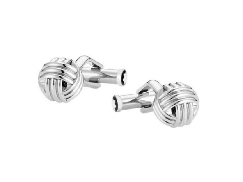 KNOT CUFFLINKS IN STAINLESS STEEL SARTORIAL MONTBLANC 118611